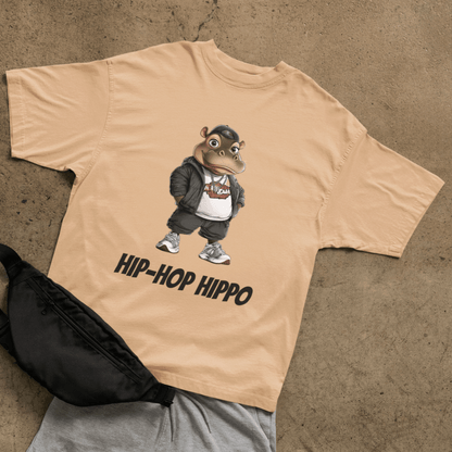 Hip - hop Hippo T-shirt - ROMAG Store