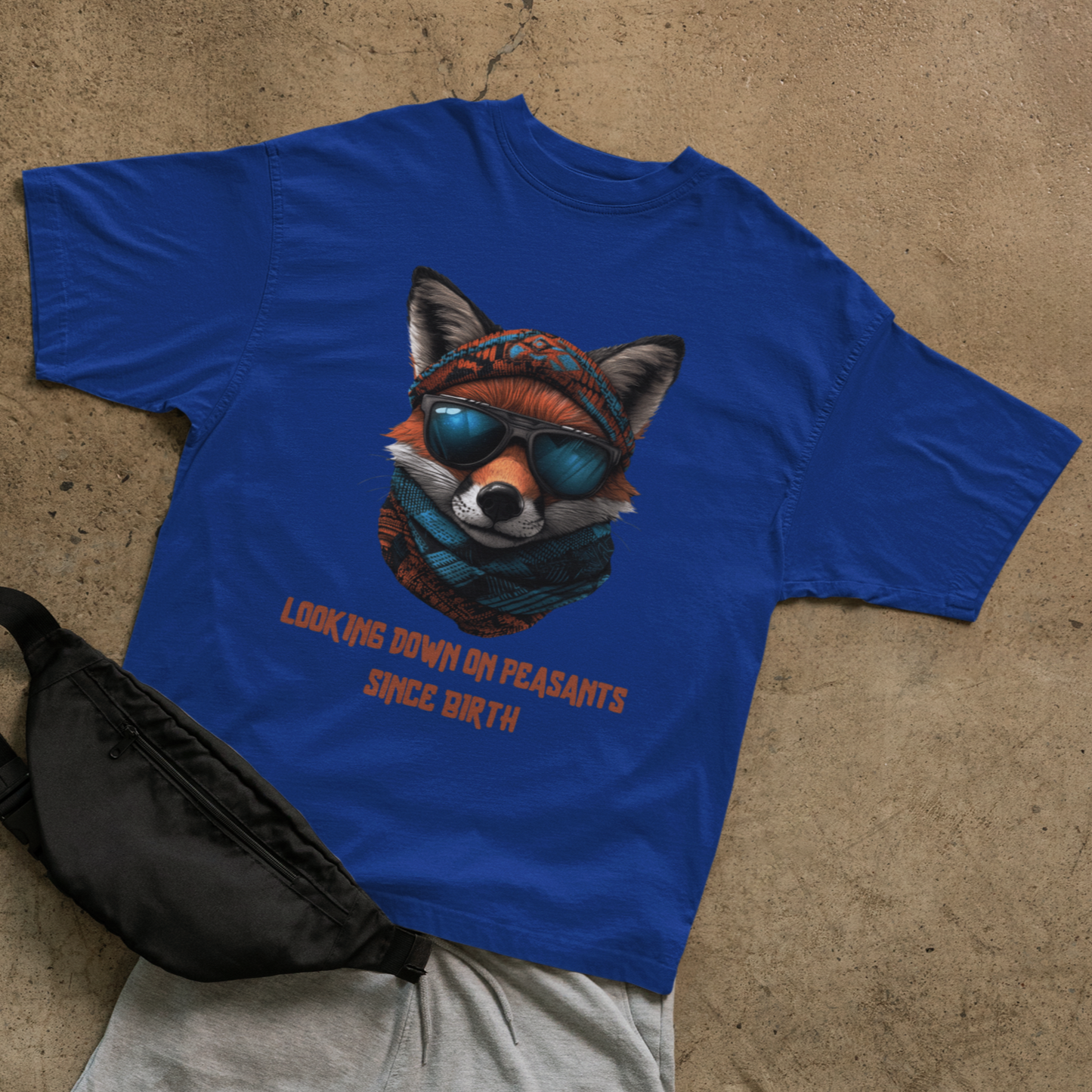 Looking down T-shirt