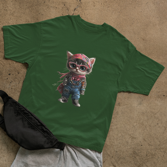 Girl Cat T-shirt
