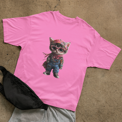 Girl Cat T-shirt