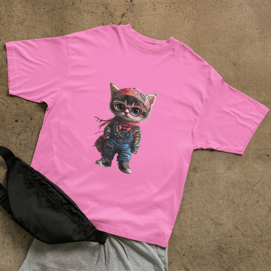 Girl Cat T-shirt