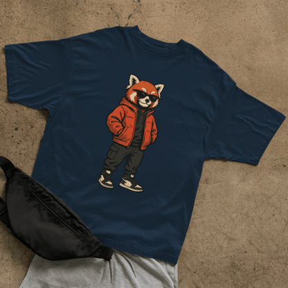 Street Red Panda T-shirt - ROMAG Store