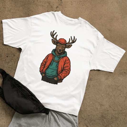 Street Deer T-shirt - ROMAG Store
