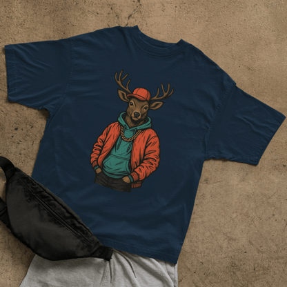 Street Deer T-shirt - ROMAG Store