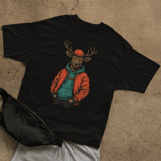 Street Deer T-shirt - ROMAG Store