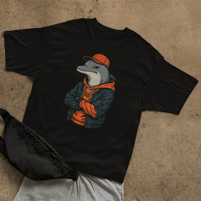 Street Dolphin T-shirt - ROMAG Store