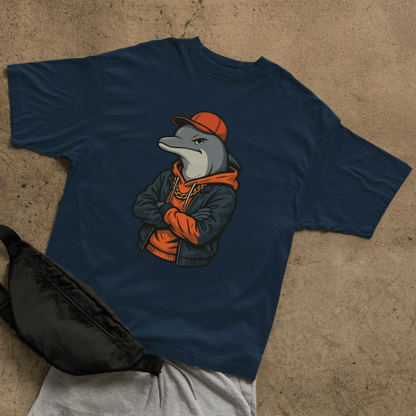 Street Dolphin T-shirt - ROMAG Store