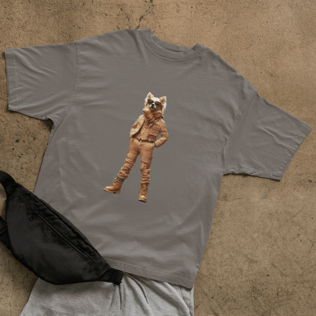 Dog in suit T-shirt