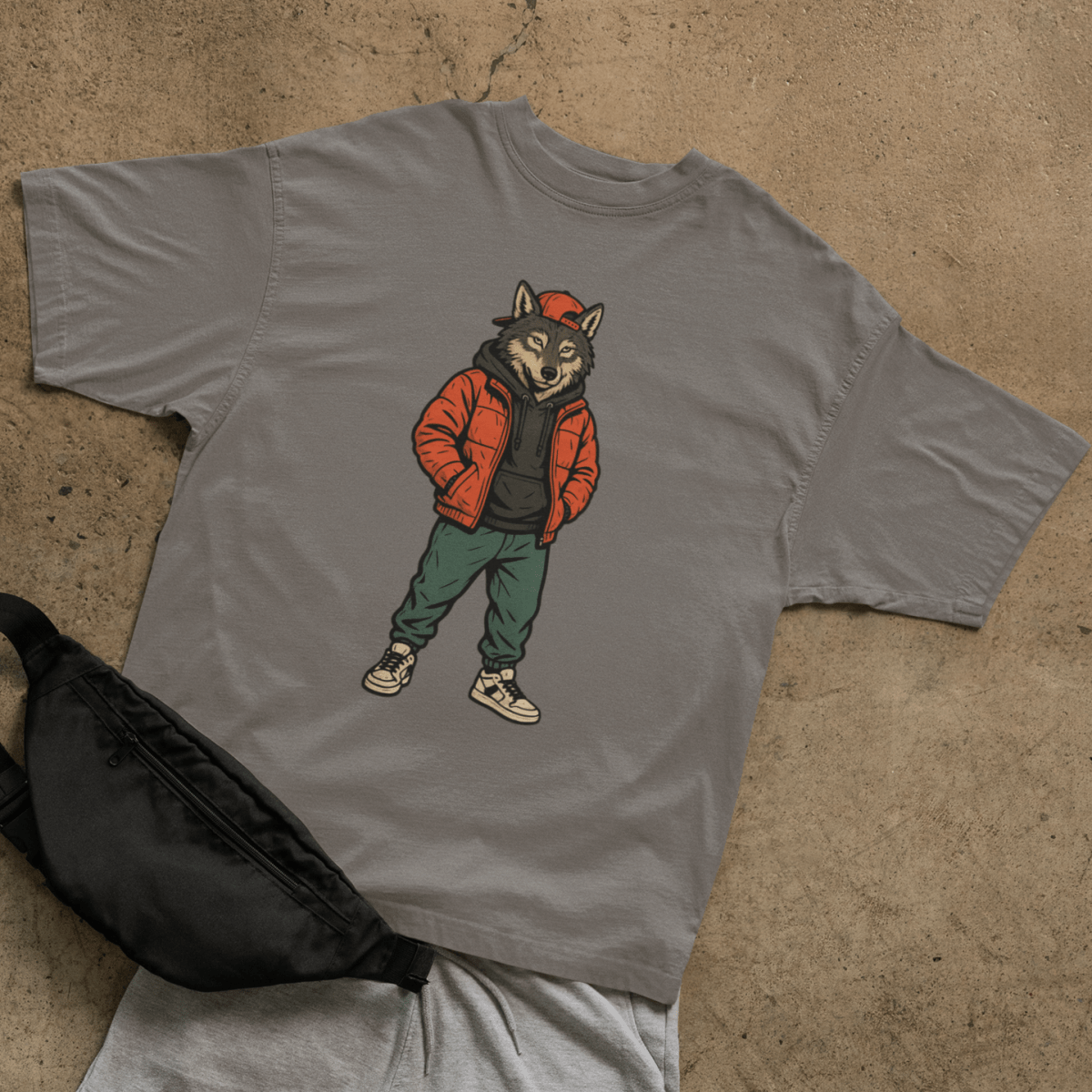 Street Wolf T-shirt - ROMAG Store