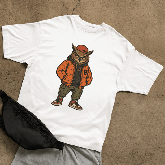Street Owl T-shirt - ROMAG Store