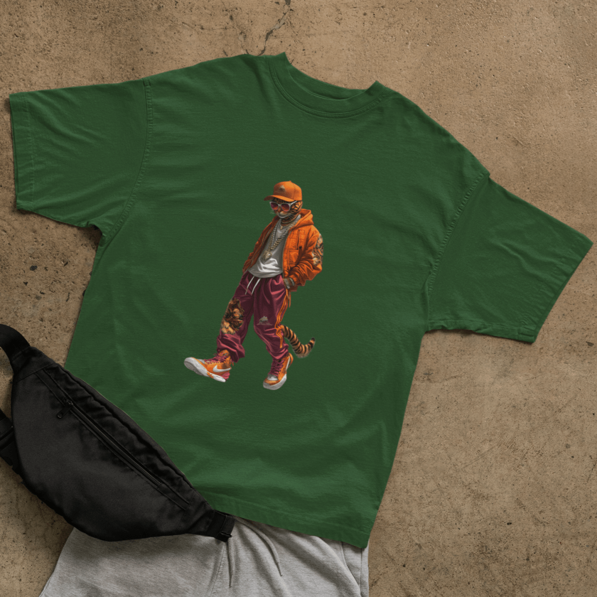 Hip-Hop Tiger T-shirt