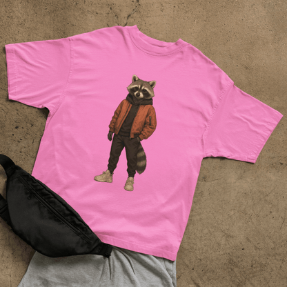 Street Raccoon T-shirt - ROMAG Store