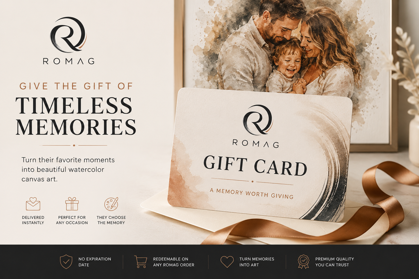 ROMAG Gift Card – Give the Gift of Timeless Memories
