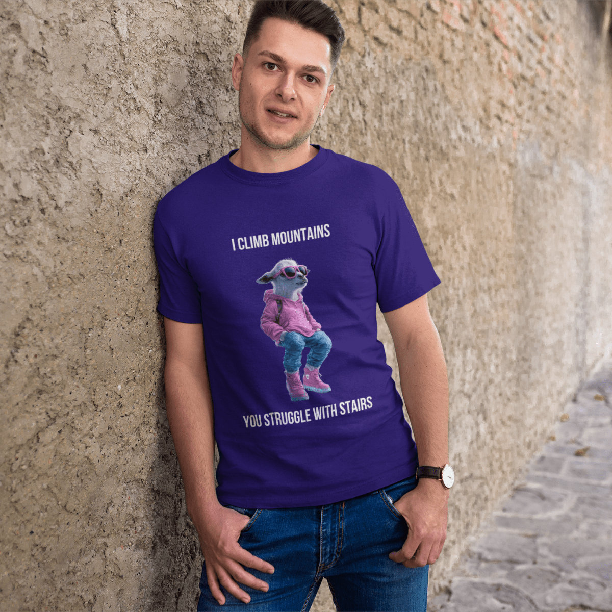 I climb mountains T-shirt - ROMAG Store