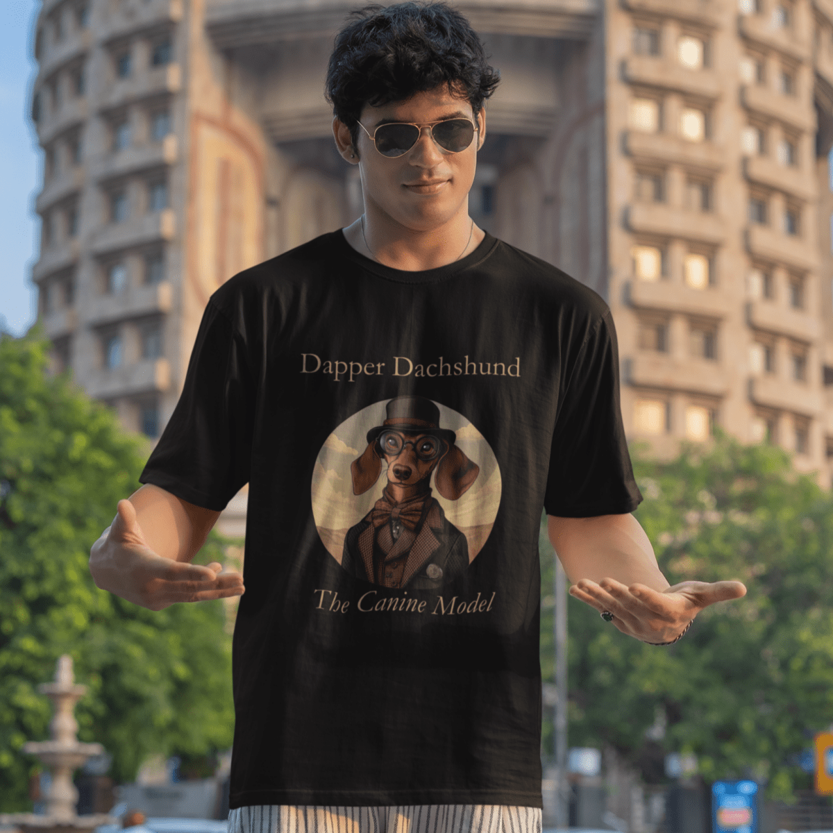 Dapper Dachshund T-shirt