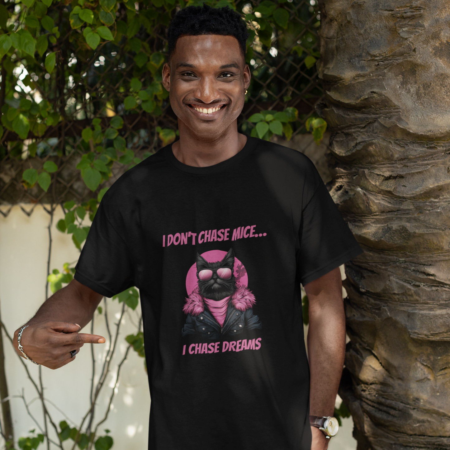 I don't chase mice T-shirt