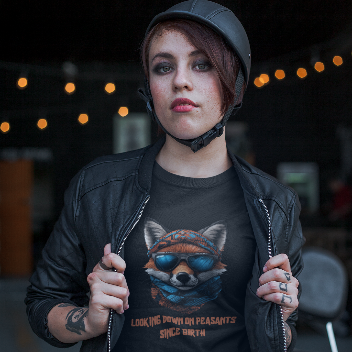 Looking down T-shirt