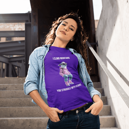 I climb mountains T-shirt - ROMAG Store