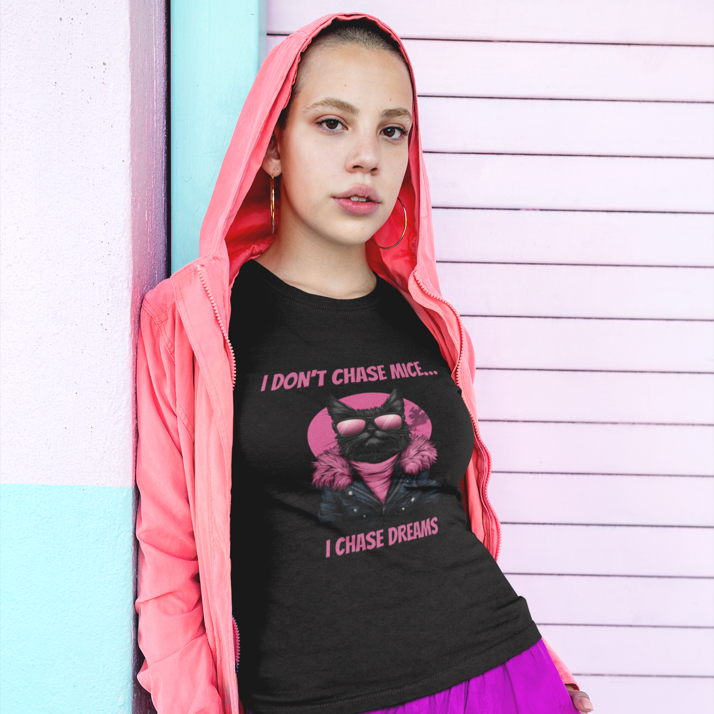 I don't chase mice T-shirt